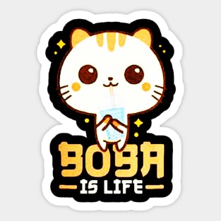 Boba Is Life Sticker